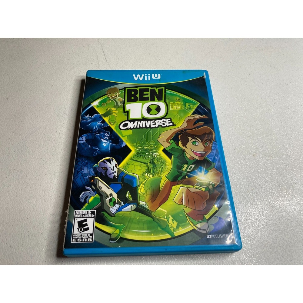 Ben 10 Omniverse Nintendo Wii U 2012 Disc and Case Tested